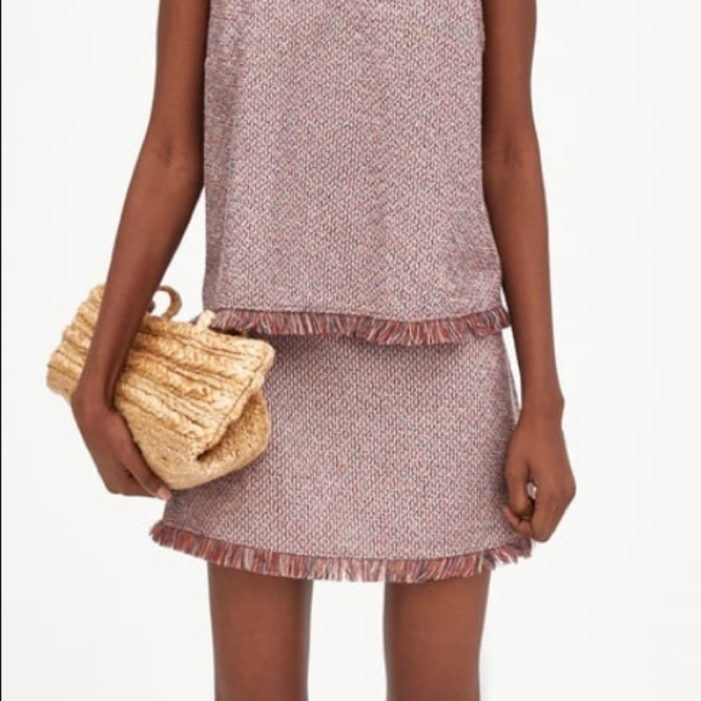 Zara Faux Tweed Set